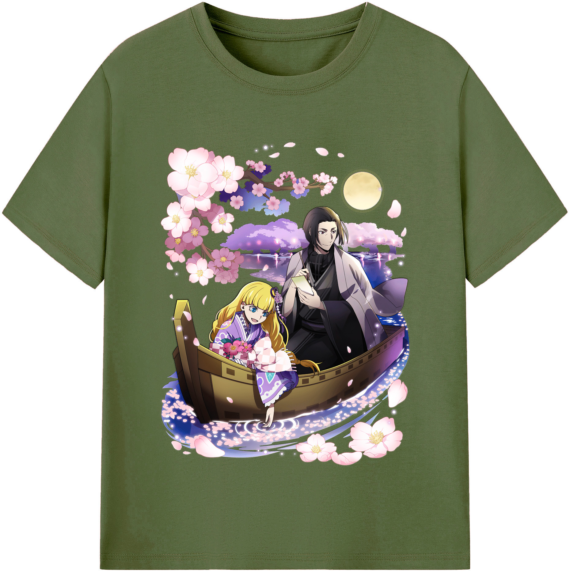 （画像用） 文豪ストレイドッグス Bungo Stray Dogs 綿100％半袖Tシャツ（フロントプリント）